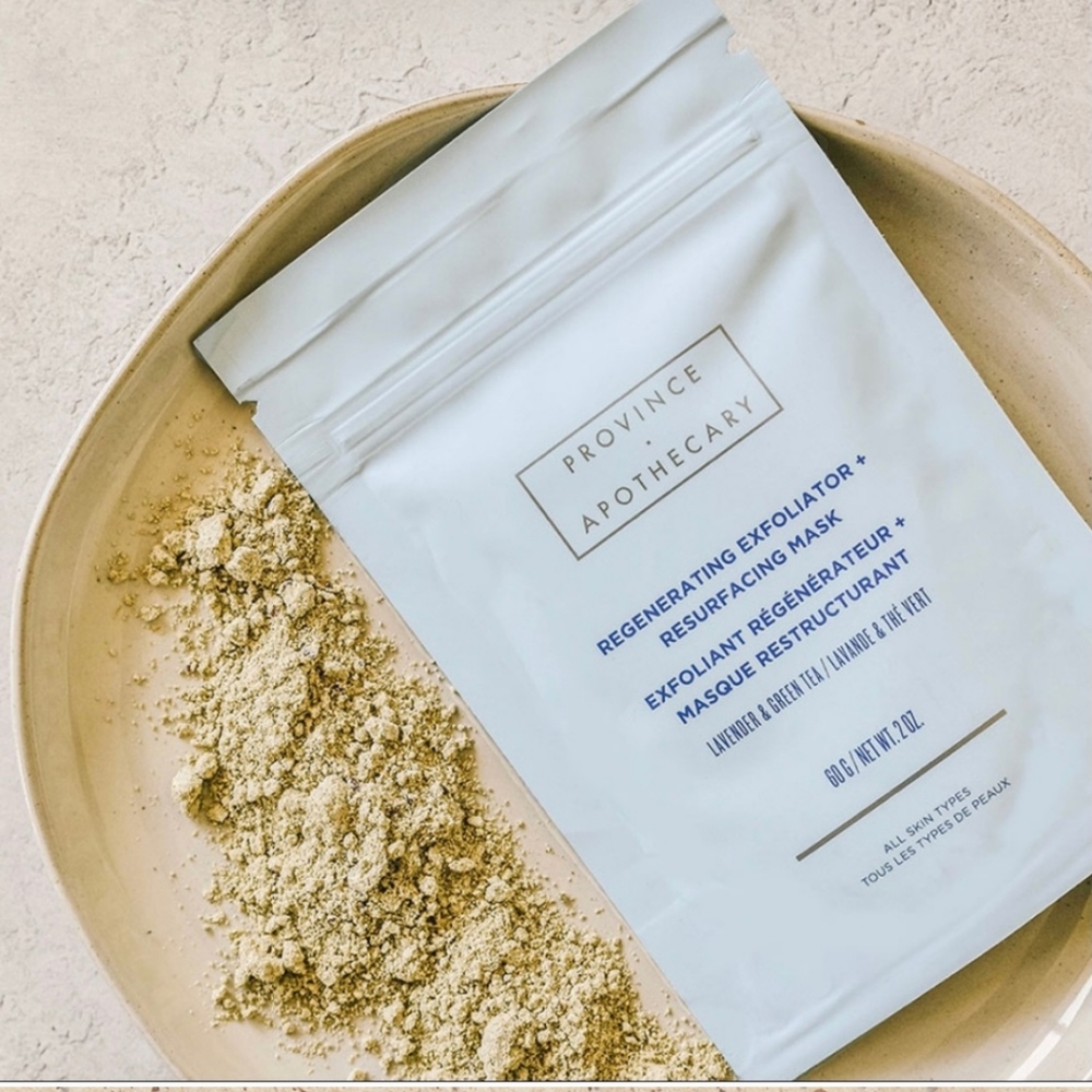 Province Apothecary Regenerating Exfoliator and resurfacing mask